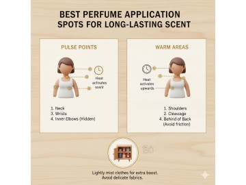 Best Perfume Application Spots for Long-Lasting Scent