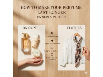 How to Make Your Perfume Last Longer on Skin & Clothes